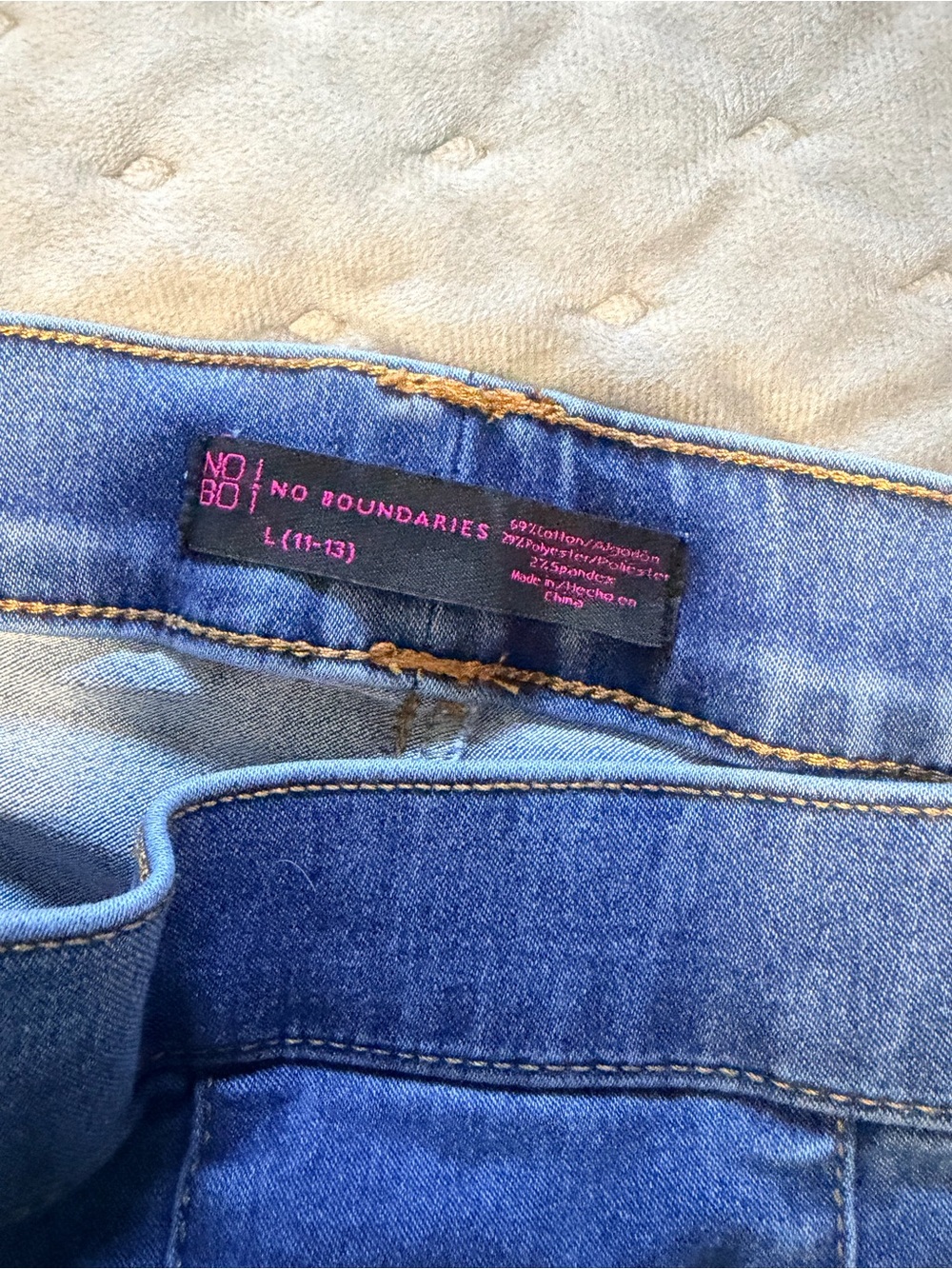 No Boundaries Light Blue Skinny Jeans - Picture 10 of 10